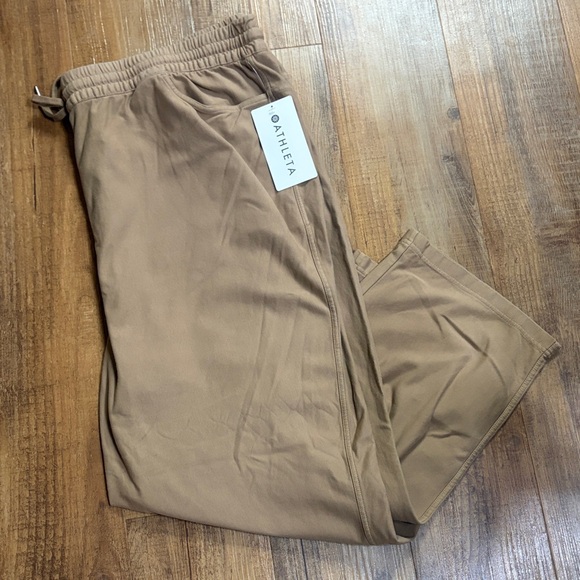 Athleta farallon Big Sur brown drawstring waist pants  size 3X - Picture 3 of 9
